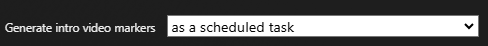 !Settings - Library - Generate intro video markers