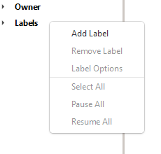 !Label Menu