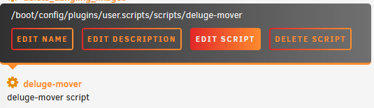 !Select user script