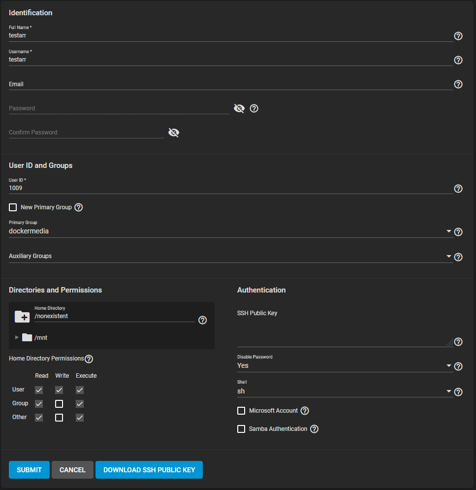 truenas-user