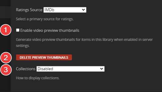 !Plex Settings - Libraries - Movies